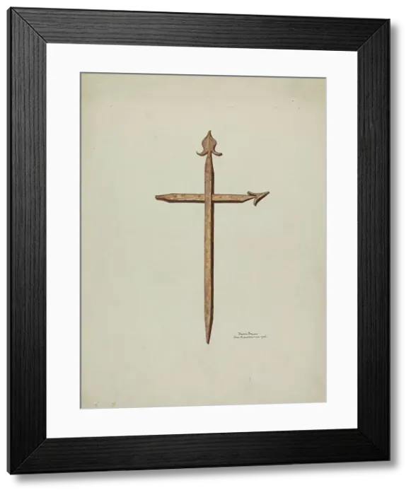 Framed Print : Iron Cross, 1936. Creator: Dayton Brown Framed Print : Iron Cross, 1936. Creator: Dayton Brown