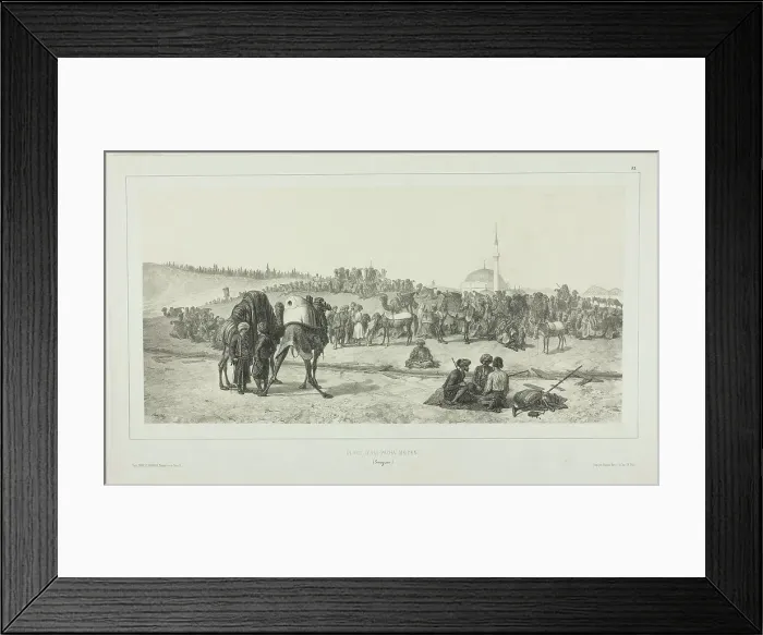 Framed Print : Ali-Pacha Meiden, Smyrna, 1837. Creator: Auguste Raffet Framed Print : Ali-Pacha Meiden, Smyrna, 1837. Creator: Auguste Raffet