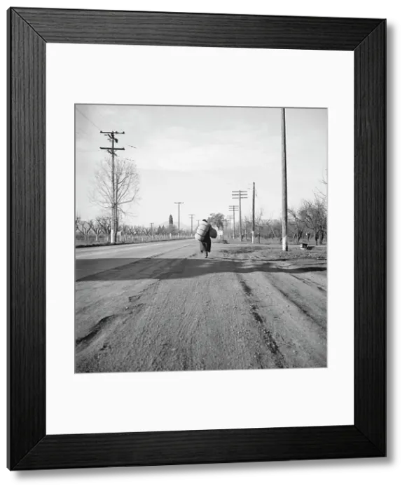 Framed Print : More than twenty-five years a bindle-stiff... Napa Valley, California, 1938. Creator: Dorothea Lange Framed Print : More than twenty-five years a bindle-stiff... Napa Valley, California, 1938. Creator: Dorothea Lange