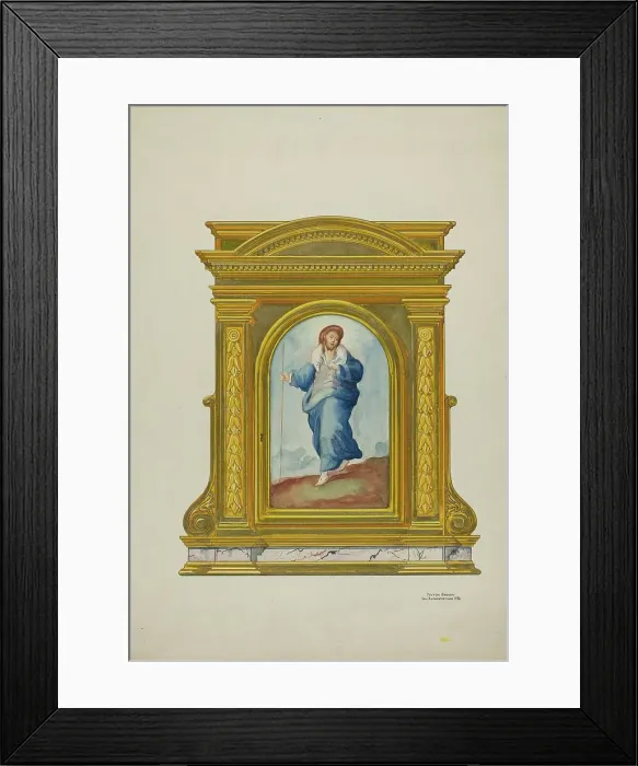 Framed Print : Original Tabernacle, for Communion Vessels, 1936. Creator: Dayton Brown Framed Print : Original Tabernacle, for Communion Vessels, 1936. Creator: Dayton Brown