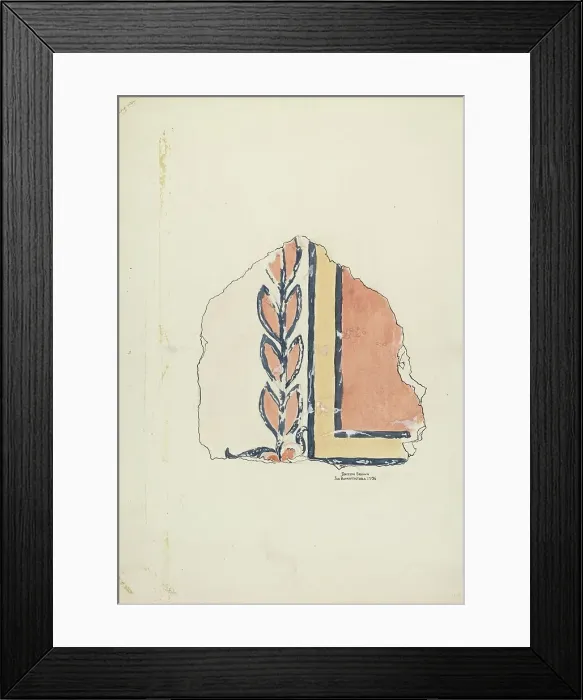 Framed Print : Wall Painting, 1936. Creator: Dayton Brown Framed Print : Wall Painting, 1936. Creator: Dayton Brown