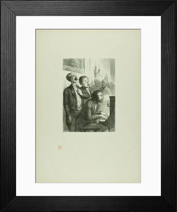 Framed Print : The Chamber Musicians, 1862, printed 1920. Creator: Charles Maurand Framed Print : The Chamber Musicians, 1862, printed 1920. Creator: Charles Maurand