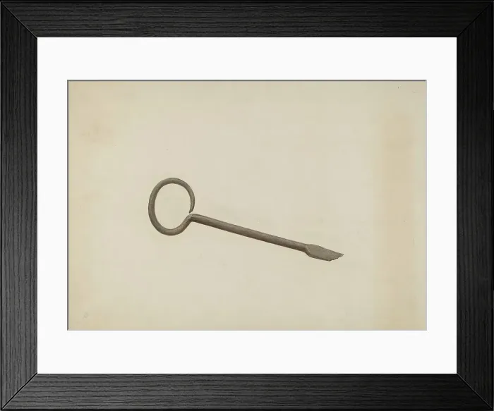 Framed Print : Chisel, c. 1938. Creator: George C. Brown Framed Print : Chisel, c. 1938. Creator: George C. Brown