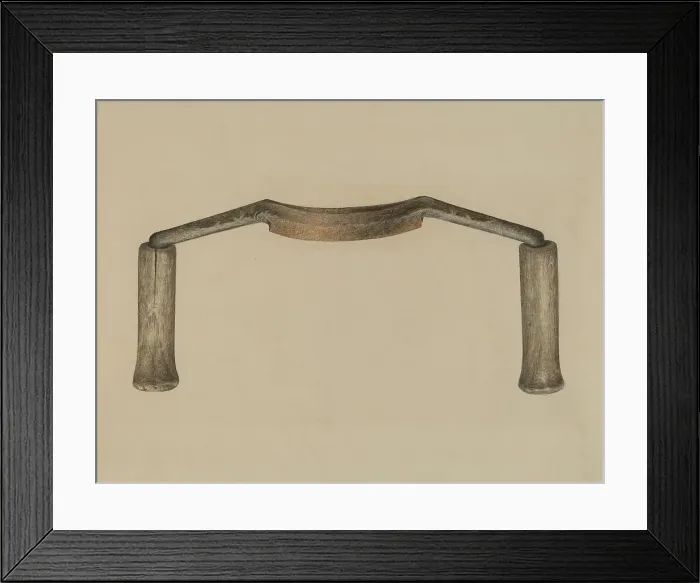 Framed Print : Drawknife, c. 1938. Creator: George C. Brown Framed Print : Drawknife, c. 1938. Creator: George C. Brown