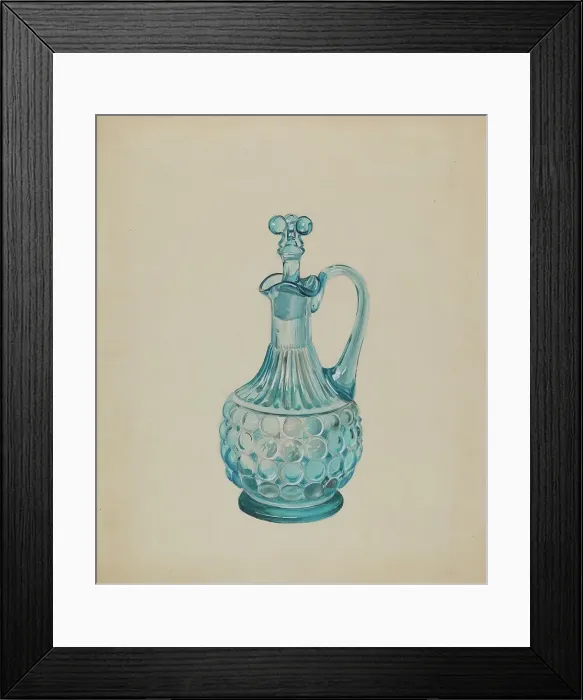 Framed Print : Vinegar Cruet, c. 1936. Creator: Ralph Atkinson Framed Print : Vinegar Cruet, c. 1936. Creator: Ralph Atkinson