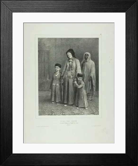 Framed Print : Young Karaïme Woman, Tchioufout-Galech Near Baghtcheh-Saraï, Crimea, 1840. Creator: Auguste Raffet Framed Print : Young Karaïme Woman, Tchioufout-Galech Near Baghtcheh-Saraï, Crimea, 1840. Creator: Auguste Raffet