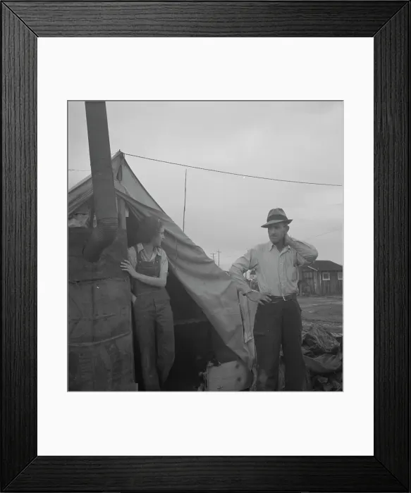 Framed Print : From Wyoming and Missouri eight years...working in lemons... near Strathmore, CA, 1939. Creator: Dorothea Lange Framed Print : From Wyoming and Missouri eight years...working in lemons... near Strathmore, CA, 1939. Creator: Dorothea Lange