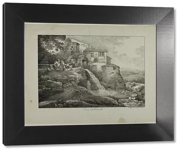 View of Tivoli, 1817. Creator: Claude Thiénon