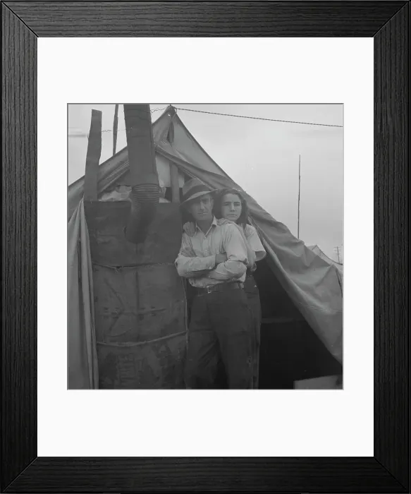 Framed Print : From Wyoming and Missouri eight years...working in lemons... near Strathmore, CA, 1939. Creator: Dorothea Lange Framed Print : From Wyoming and Missouri eight years...working in lemons... near Strathmore, CA, 1939. Creator: Dorothea Lange