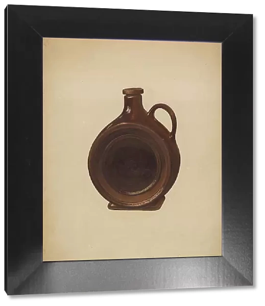 Pottery Jug, c. 1939. Creator: George C. Brown