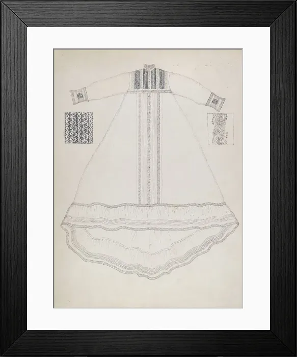 Framed Print : Nightgown, c. 1936. Creator: Evelyn Bailey Framed Print : Nightgown, c. 1936. Creator: Evelyn Bailey