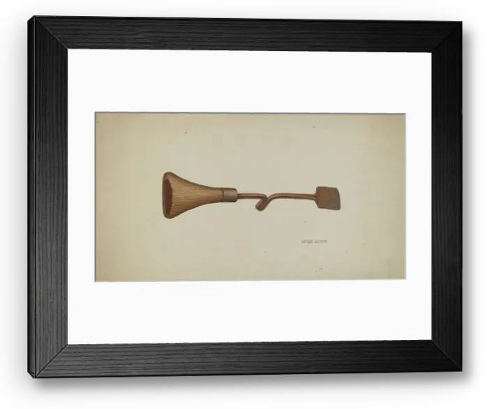 Framed Print : Horse Shoer's Knife, c. 1940. Creator: George C. Brown Framed Print : Horse Shoer's Knife, c. 1940. Creator: George C. Brown