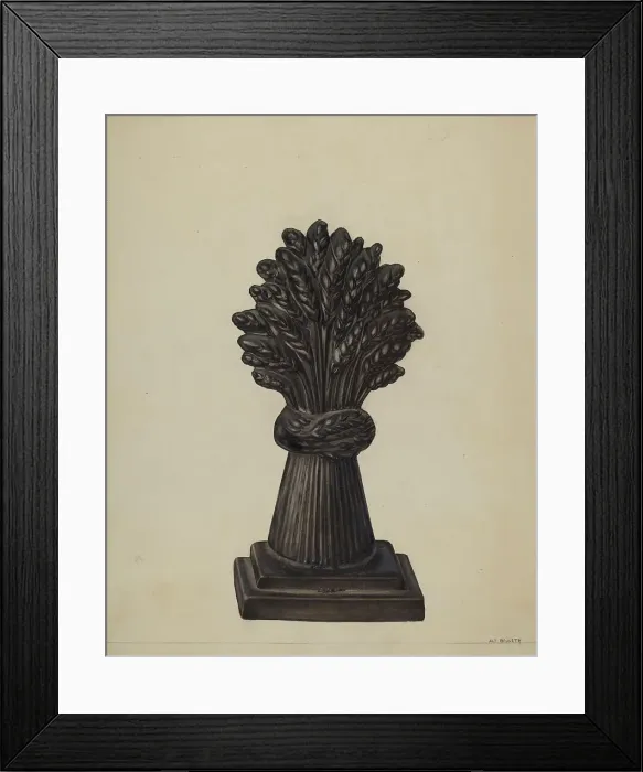 Framed Print : Door Stop, c. 1937. Creator: Alf Bruseth Framed Print : Door Stop, c. 1937. Creator: Alf Bruseth