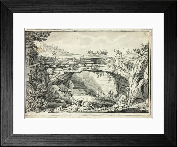 Framed Print : Natural Bridge of Veia in the Veronese Hills, Near Lugo, n.d. Creator: Unknown Framed Print : Natural Bridge of Veia in the Veronese Hills, Near Lugo, n.d. Creator: Unknown