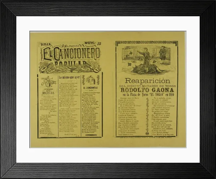 Framed Print : The Popular Songbook, n.d. Creator: Manuel Manilla