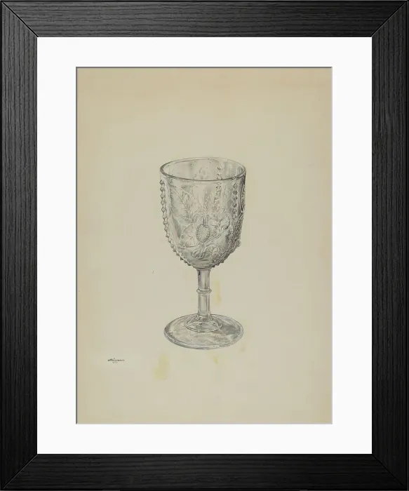Framed Print : Goblet, 1939. Creator: Ralph Atkinson Framed Print : Goblet, 1939. Creator: Ralph Atkinson
