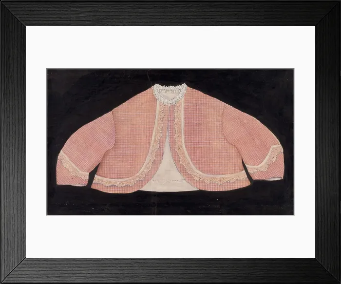 Framed Print : Child's Jacket, c. 1936. Creator: Evelyn Bailey Framed Print : Child's Jacket, c. 1936. Creator: Evelyn Bailey