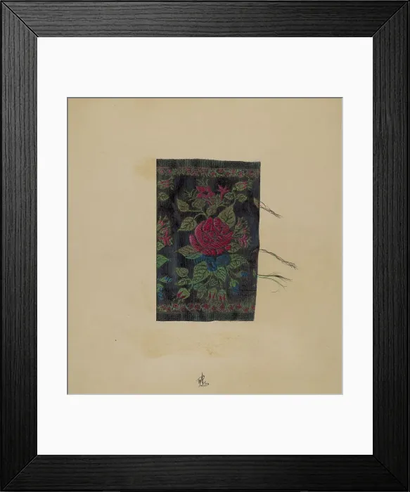 Framed Print : Economy Sample of Silk, 1938. Creator: Ralph Atkinson Framed Print : Economy Sample of Silk, 1938. Creator: Ralph Atkinson
