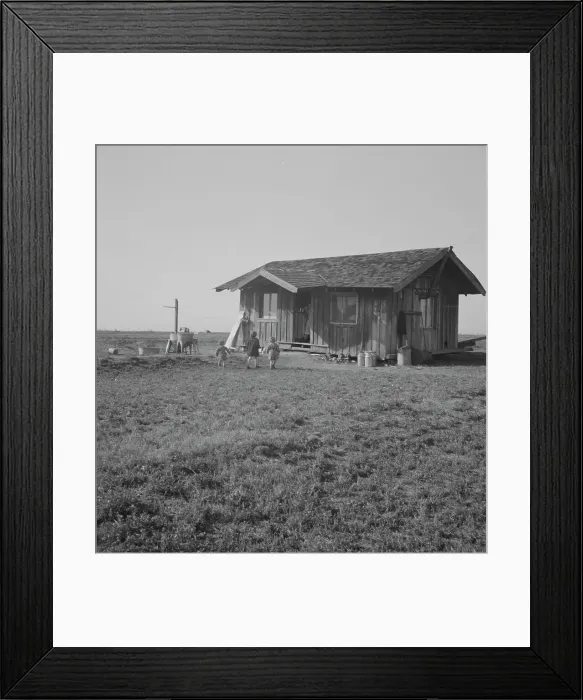 Framed Print : On the plains west of Fresno, California, 1939. Creator: Dorothea Lange Framed Print : On the plains west of Fresno, California, 1939. Creator: Dorothea Lange