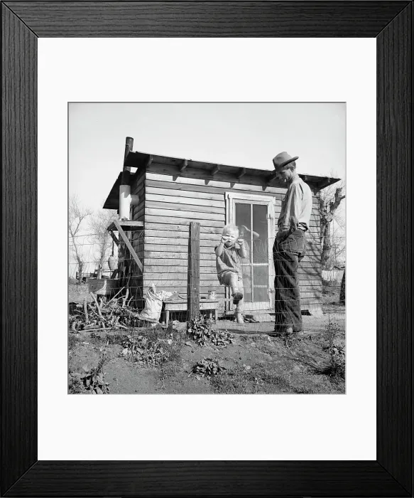 Framed Print : Madera County, family from near Dallas, Texas, 1939. Creator: Dorothea Lange Framed Print : Madera County, family from near Dallas, Texas, 1939. Creator: Dorothea Lange