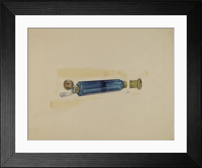 Framed Print : Perfume Bottle, 1938. Creator: Ralph Atkinson Framed Print : Perfume Bottle, 1938. Creator: Ralph Atkinson