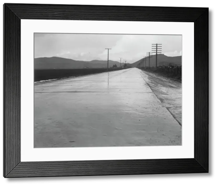 Framed Print : U.S. 101 near San Juan Bautista, California, 1939. Creator: Dorothea Lange Framed Print : U.S. 101 near San Juan Bautista, California, 1939. Creator: Dorothea Lange