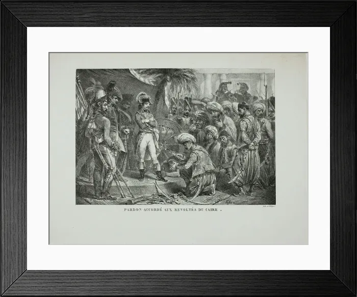 Framed Print : Pardon Granted to the Cairo Rebels, 1827. Creator: Auguste Raffet Framed Print : Pardon Granted to the Cairo Rebels, 1827. Creator: Auguste Raffet