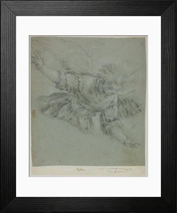 Framed Print : Angel, c.1575. Creator: Jacopo Bassano il vecchio Framed Print : Angel, c.1575. Creator: Jacopo Bassano il vecchio