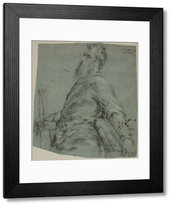 Framed Print : Half-length Figure Study for Saint Paul, 1561 / 65. Creator: Jacopo Bassano il vecchio Framed Print : Half-length Figure Study for Saint Paul, 1561 / 65. Creator: Jacopo Bassano il vecchio