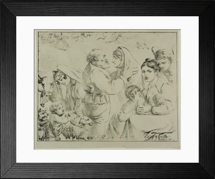 Framed Print : Allegory of Maternal Felicity, 1817. Creator: Vivant Denon Framed Print : Allegory of Maternal Felicity, 1817. Creator: Vivant Denon