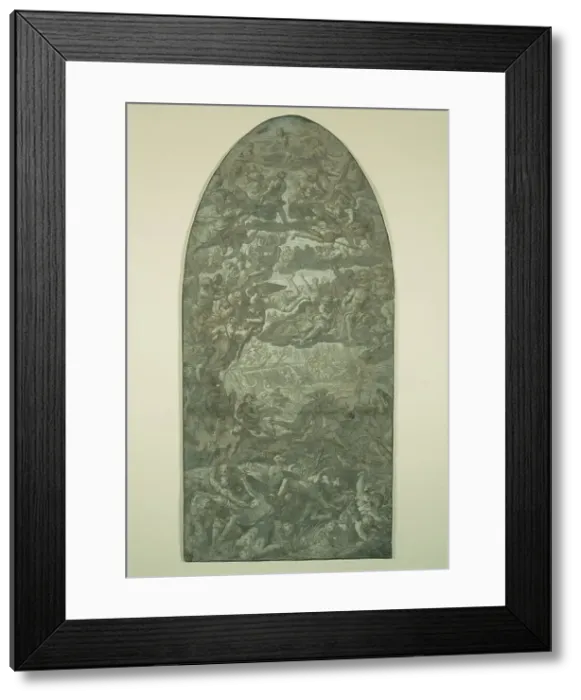 Framed Print : The Last Judgment, n.d. Creator: Jacopo Tintoretto Framed Print : The Last Judgment, n.d. Creator: Jacopo Tintoretto