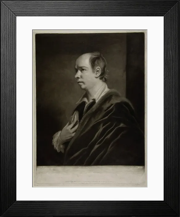 Framed Print : Oliver Goldsmith, n.d. Creator: Joseph Marchi Framed Print : Oliver Goldsmith, n.d. Creator: Joseph Marchi