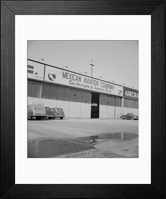 Framed Print : Airport, Glendale, California, 1937. Creator: Dorothea Lange Framed Print : Airport, Glendale, California, 1937. Creator: Dorothea Lange