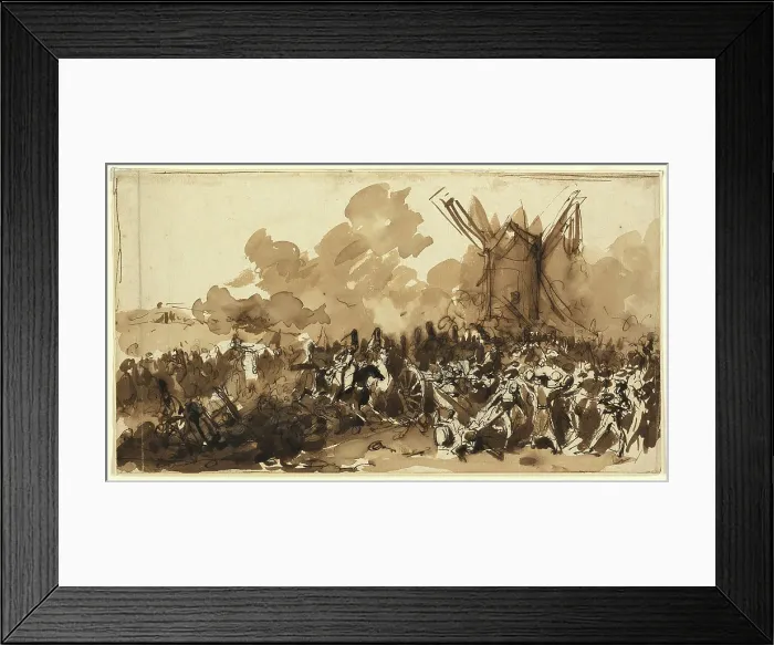 Framed Print : Study, 1833. Creator: Auguste Raffet Framed Print : Study, 1833. Creator: Auguste Raffet