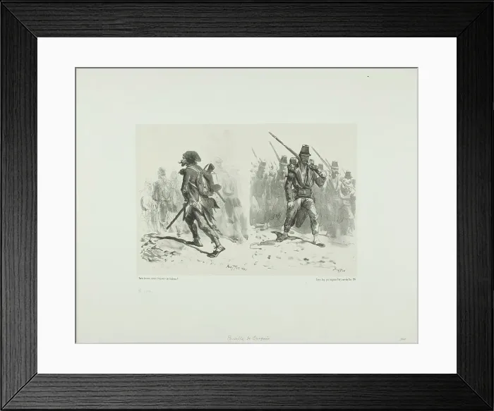 Framed Print : Sheet of Sketches, 1842. Creator: Auguste Raffet Framed Print : Sheet of Sketches, 1842. Creator: Auguste Raffet