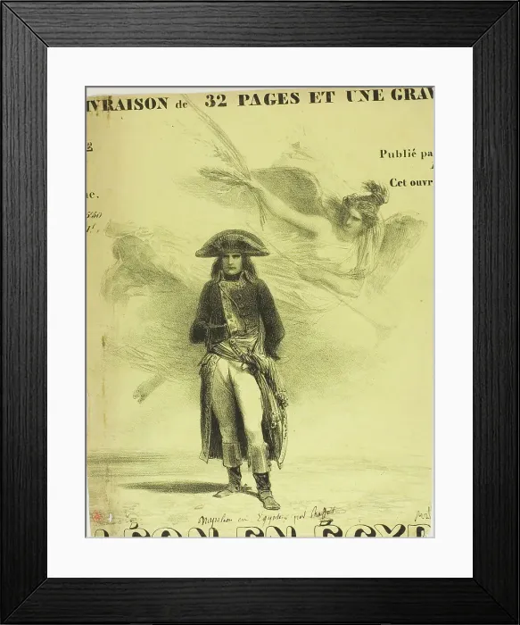 Framed Print : Napoleon in Egypt, 1835. Creator: Auguste Raffet Framed Print : Napoleon in Egypt, 1835. Creator: Auguste Raffet