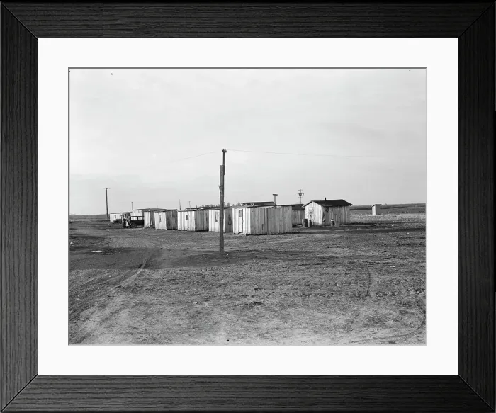 Framed Print : Farm Security Administration (FSA) temporary camp for migrants, Gridley, California, 1939 Creator: Dorothea Lange