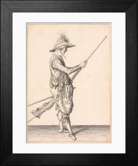 Framed Print : A Soldier Loading a Musket, Ramme in Your Pouder, 1596 / 98. Creator: Jacques de Gheyn II. A Soldier Loading a Musket, Ramme in Your Pouder, 1596 / 98. Creator: Jacques de Gheyn II Framed Print : A Soldier Loading a Musket, Ramme in Your Pouder, 1596 / 98. Creator: Jacques de Gheyn II. A Soldier Loading a Musket, Ramme in Your Pouder, 1596 / 98. Creator: Jacques de Gheyn II