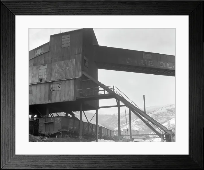 Framed Print : Blue Blaze coal mine, Consumers, near Price, Utah, 1936. Creator: Dorothea Lange Framed Print : Blue Blaze coal mine, Consumers, near Price, Utah, 1936. Creator: Dorothea Lange