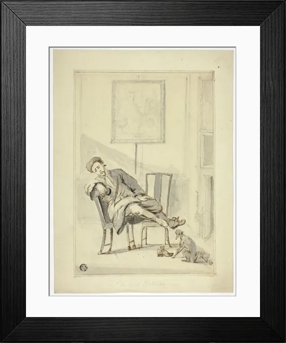 Framed Print : The Tired Sportsman, n.d. Creator: Unknown Framed Print : The Tired Sportsman, n.d. Creator: Unknown