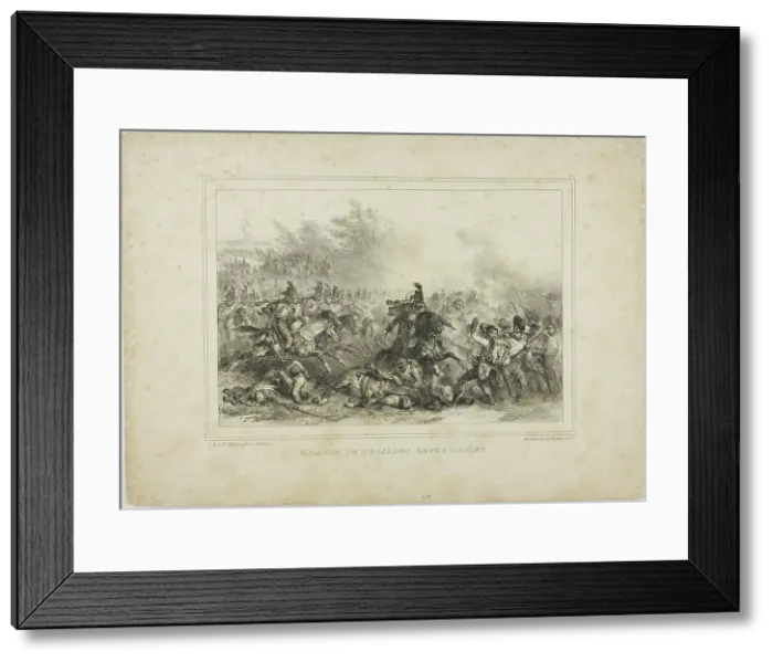 Framed Print : Charge of the Republican Hussards, 1832–33. Creator: Auguste Raffet Framed Print : Charge of the Republican Hussards, 1832–33. Creator: Auguste Raffet