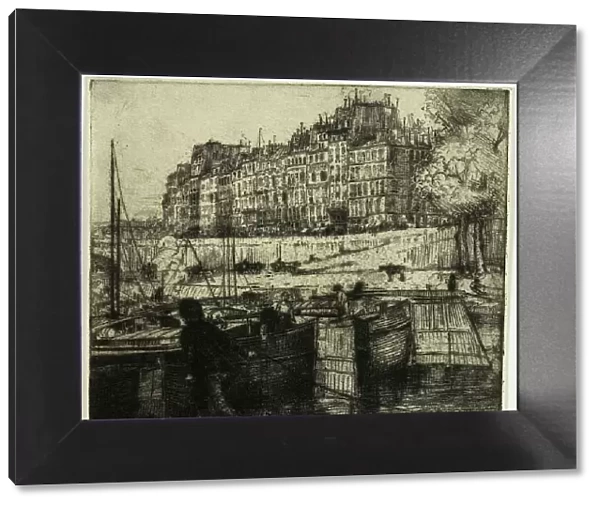 La Cité, Paris, 1900. Creator: Donald Shaw MacLaughlan