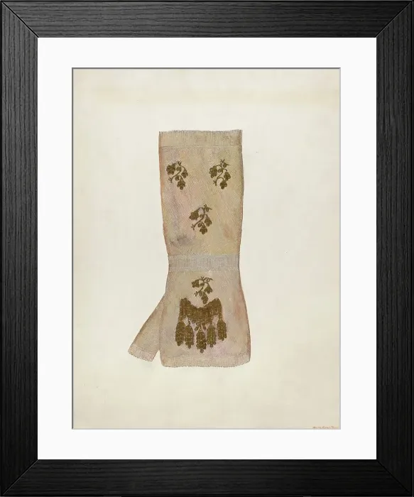 Framed Print : Mitt, c. 1937. Creator: Ann Gene Buckley Framed Print : Mitt, c. 1937. Creator: Ann Gene Buckley