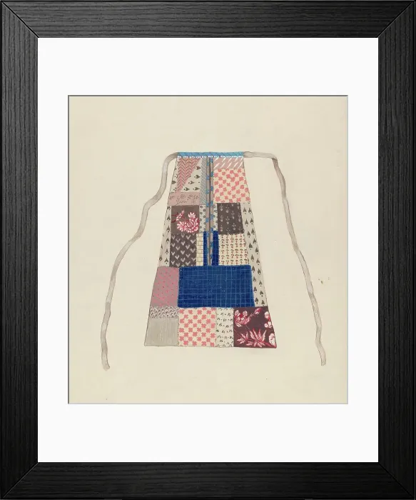 Framed Print : Colonial Pocket, c. 1936. Creator: Ann Gene Buckley Framed Print : Colonial Pocket, c. 1936. Creator: Ann Gene Buckley