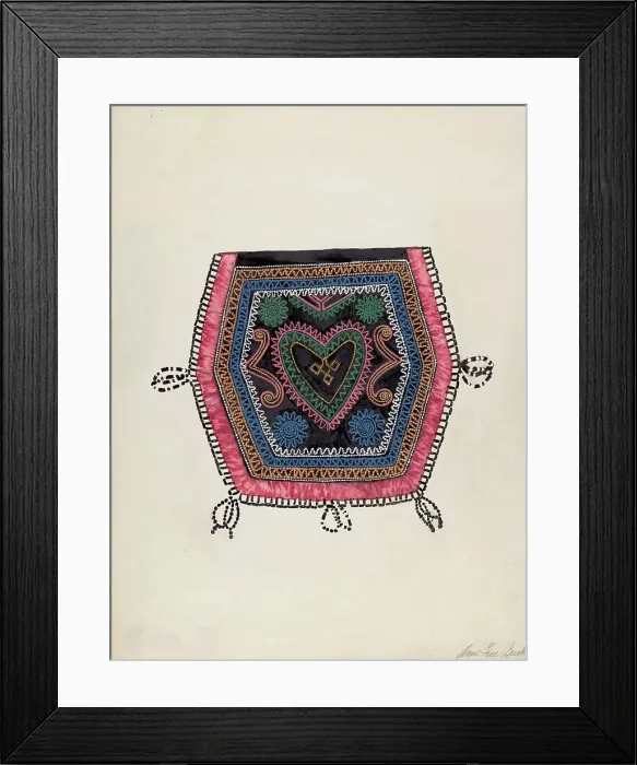 Framed Print : Reticule, c. 1936. Creator: Ann Gene Buckley Framed Print : Reticule, c. 1936. Creator: Ann Gene Buckley