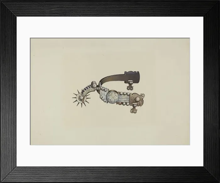 Framed Print : Spur, 1935 / 1942. Creator: Ann Gene Buckley Framed Print : Spur, 1935 / 1942. Creator: Ann Gene Buckley