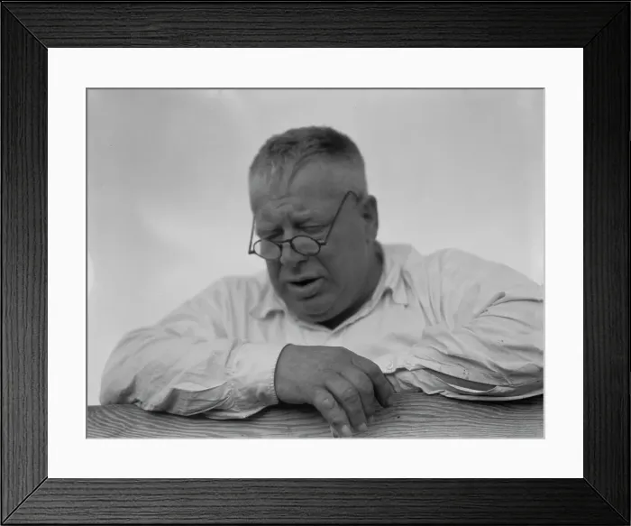 Framed Print : Henry Lotz, Midway City Dairy Association, near Santa Ana, 1937. Creator: Dorothea Lange Framed Print : Henry Lotz, Midway City Dairy Association, near Santa Ana, 1937. Creator: Dorothea Lange
