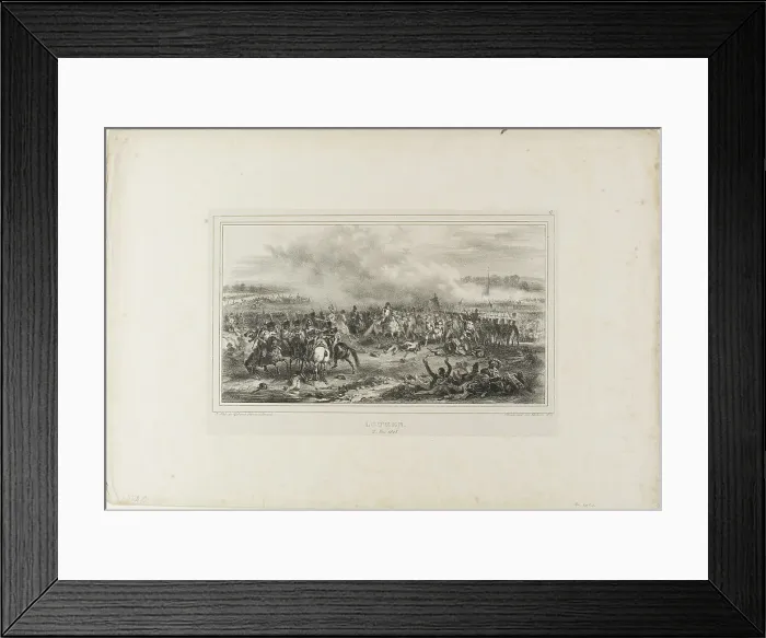 Framed Print : Lutzen, May 2, 1813, 1831. Creator: Auguste Raffet Framed Print : Lutzen, May 2, 1813, 1831. Creator: Auguste Raffet