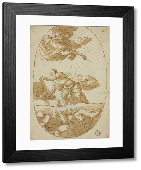 Framed Print : Resurrection of the Dead, 1600 / 10. Creator: Marcantonio Bassetti Framed Print : Resurrection of the Dead, 1600 / 10. Creator: Marcantonio Bassetti