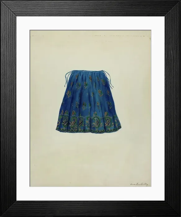 Framed Print : Skirt, c. 1940. Creator: Ann Gene Buckley Framed Print : Skirt, c. 1940. Creator: Ann Gene Buckley
